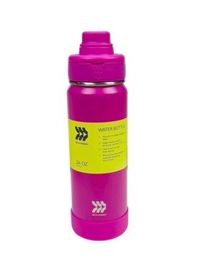all in motion 24 oz Water Bottle - Fuchsia